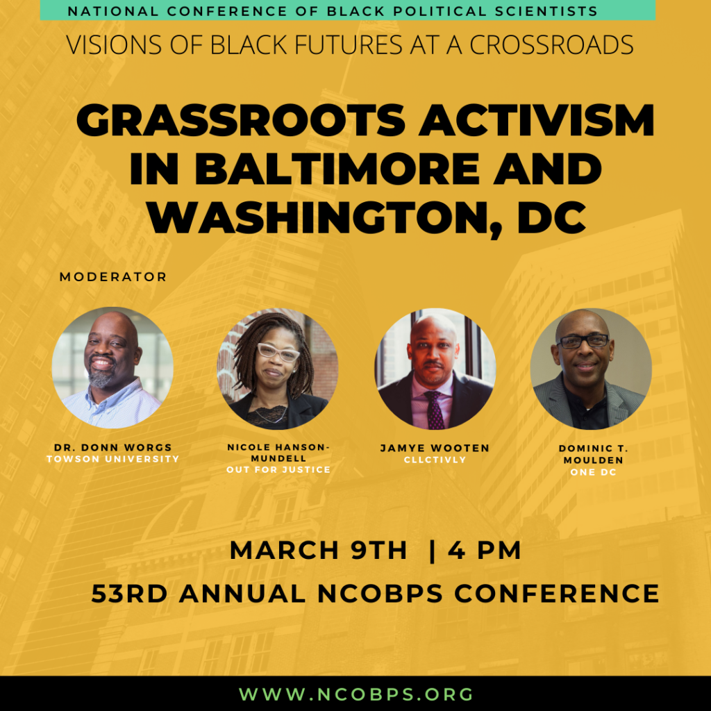 Grassroots Activism in Baltimore and Washington, DC